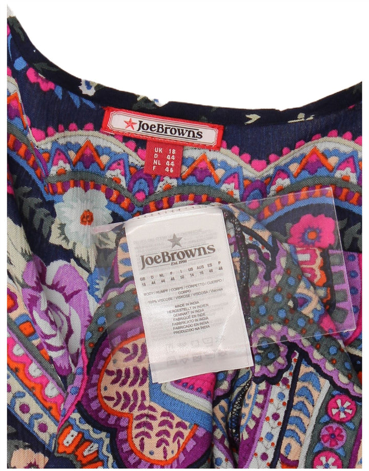 JOE BROWNS Damski kardigan plażowy oversize UK 18 XL, wielokolorowy