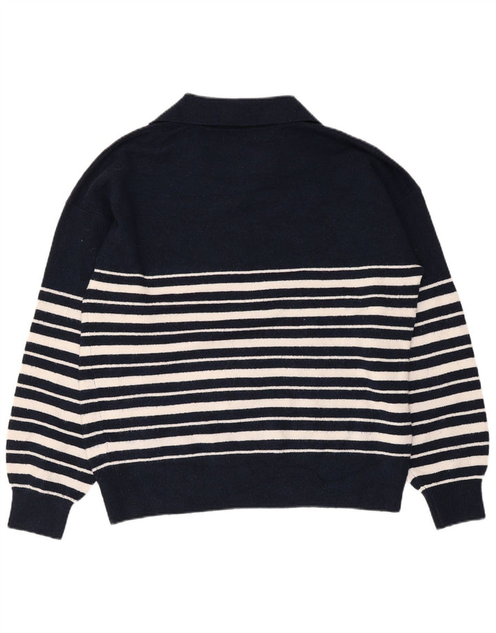 Damski sweter polo Marks & Spencer UK 14, średni granatowy