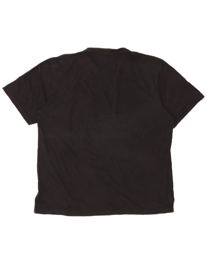 T-shirt męski Izod XL, czarny, bawełniany