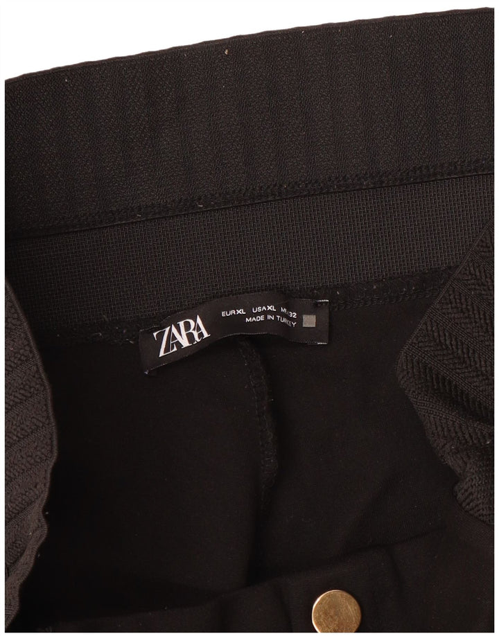 Spodnie damskie Zara Slim Capri XL W36 L24 Czarne