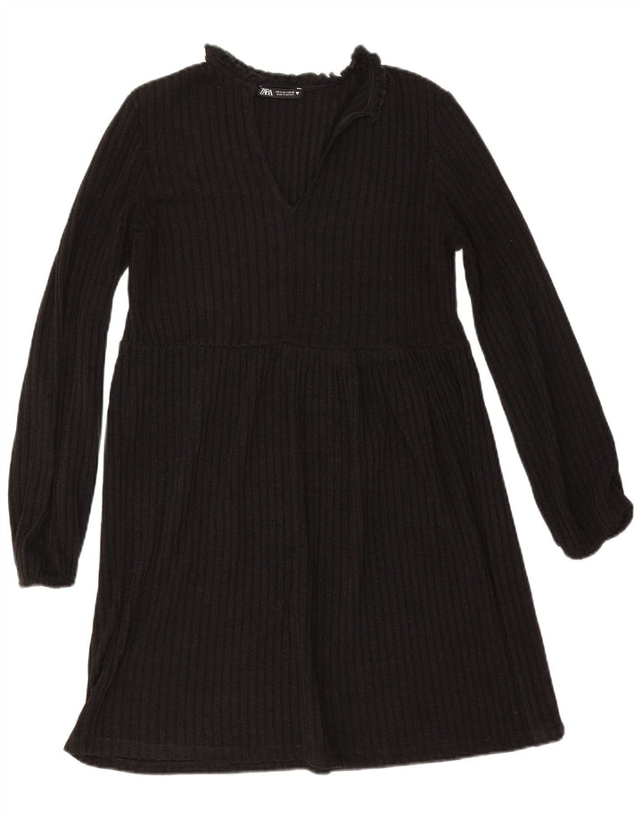 Damska sukienka sweterkowa Zara UK 10 Small Black