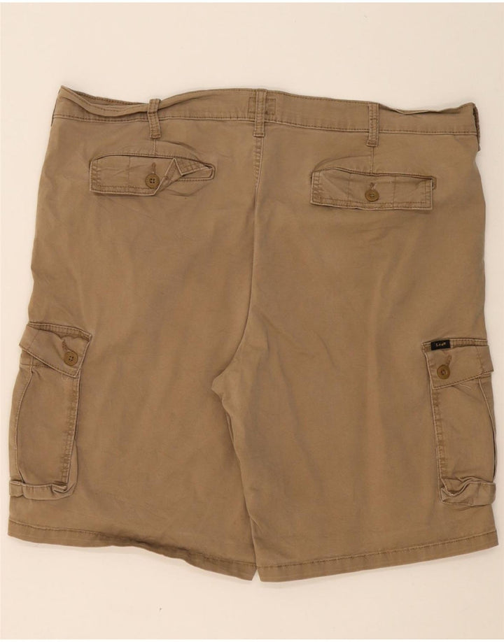 LEE Mens Cargo Shorts W44 2XL Beige Cotton Vintage Lee and Second-Hand Lee from Messina Hembry 
