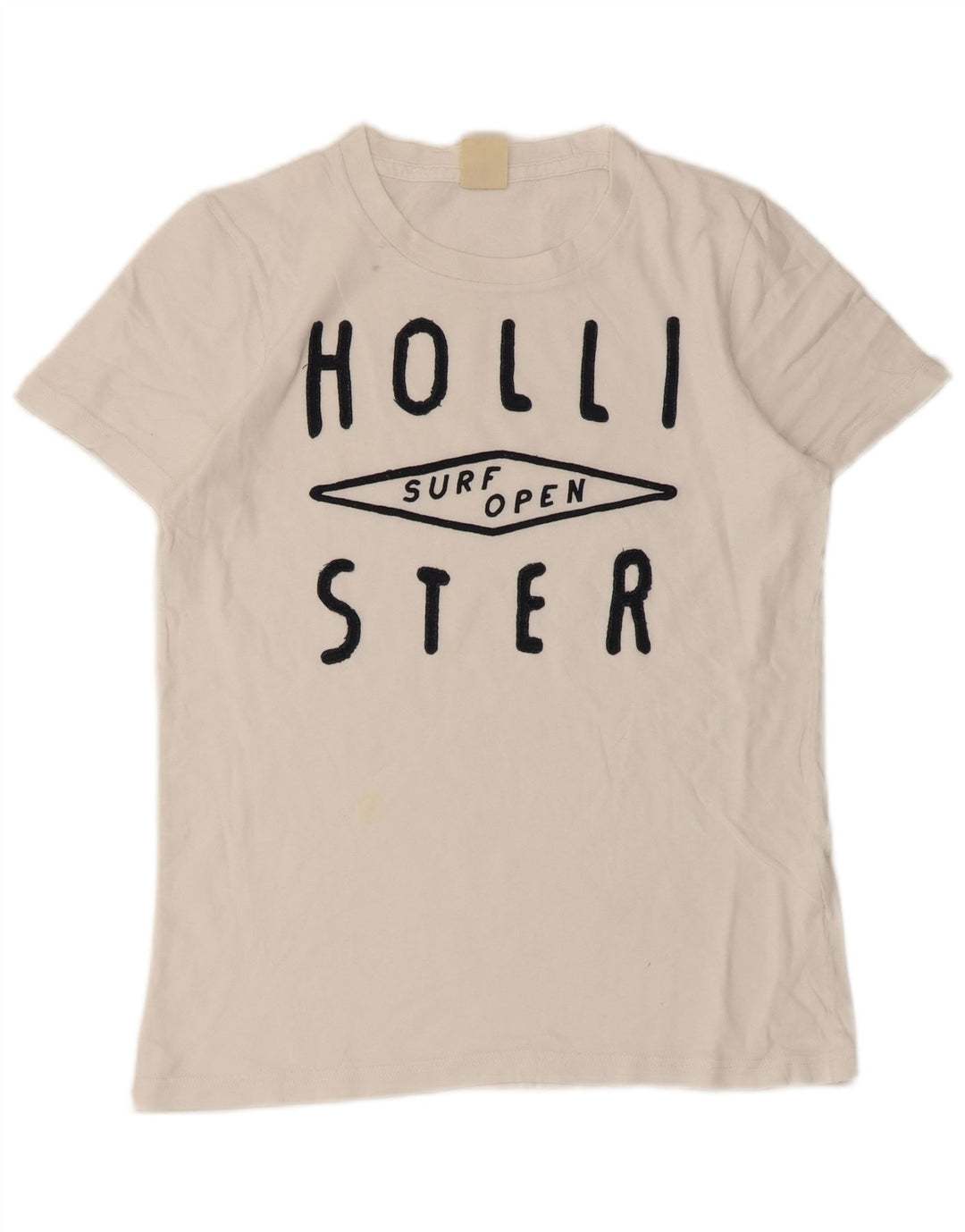 Męski T-shirt z grafiką Hollister, mały, biały