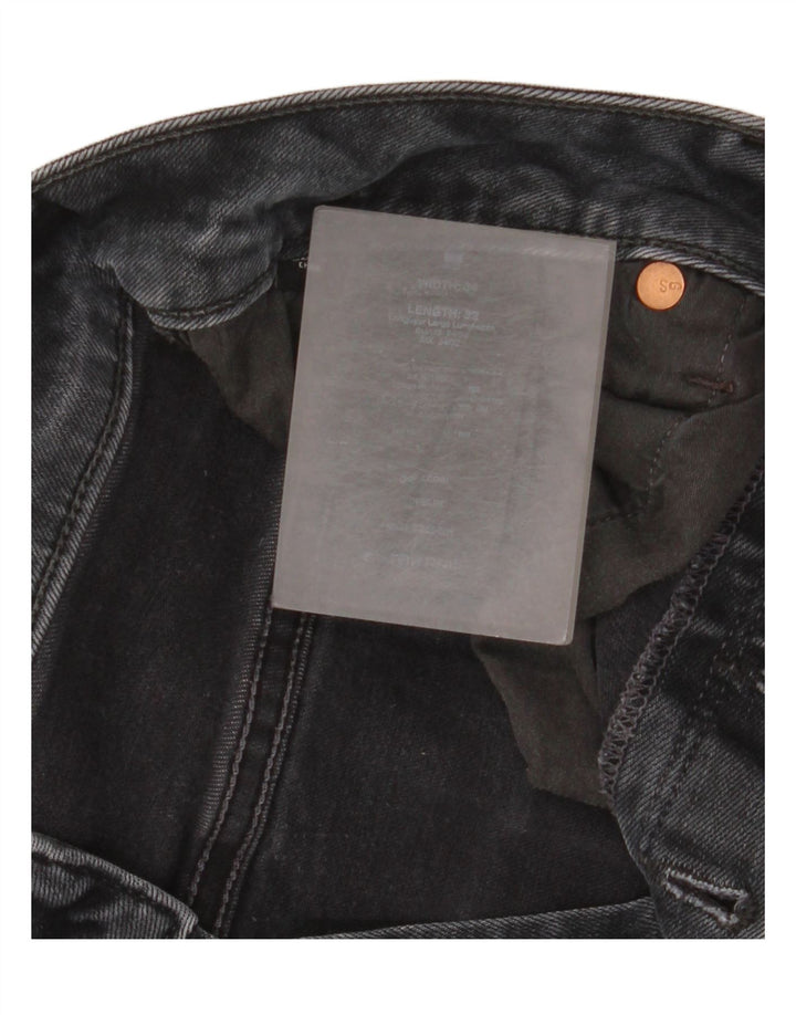 G-Star Męskie 3301 Slim Jeans W34 L32 Czarna bawełna