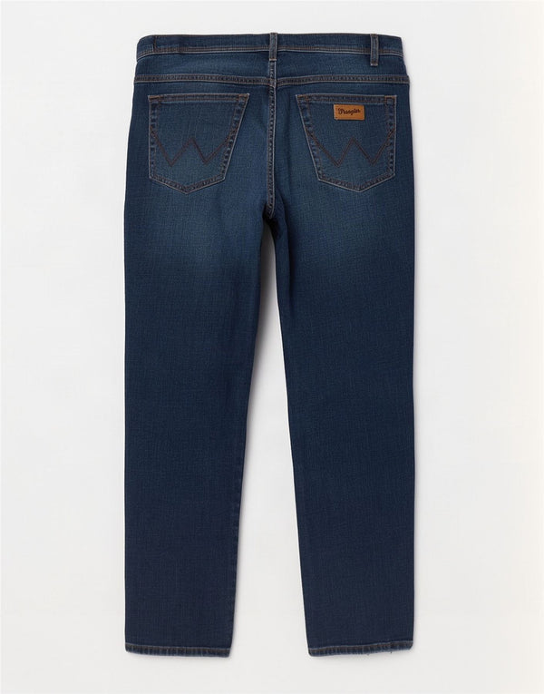 Męskie jeansy Wrangler Texas Straight W34 L32 Granatowe, bawełniane