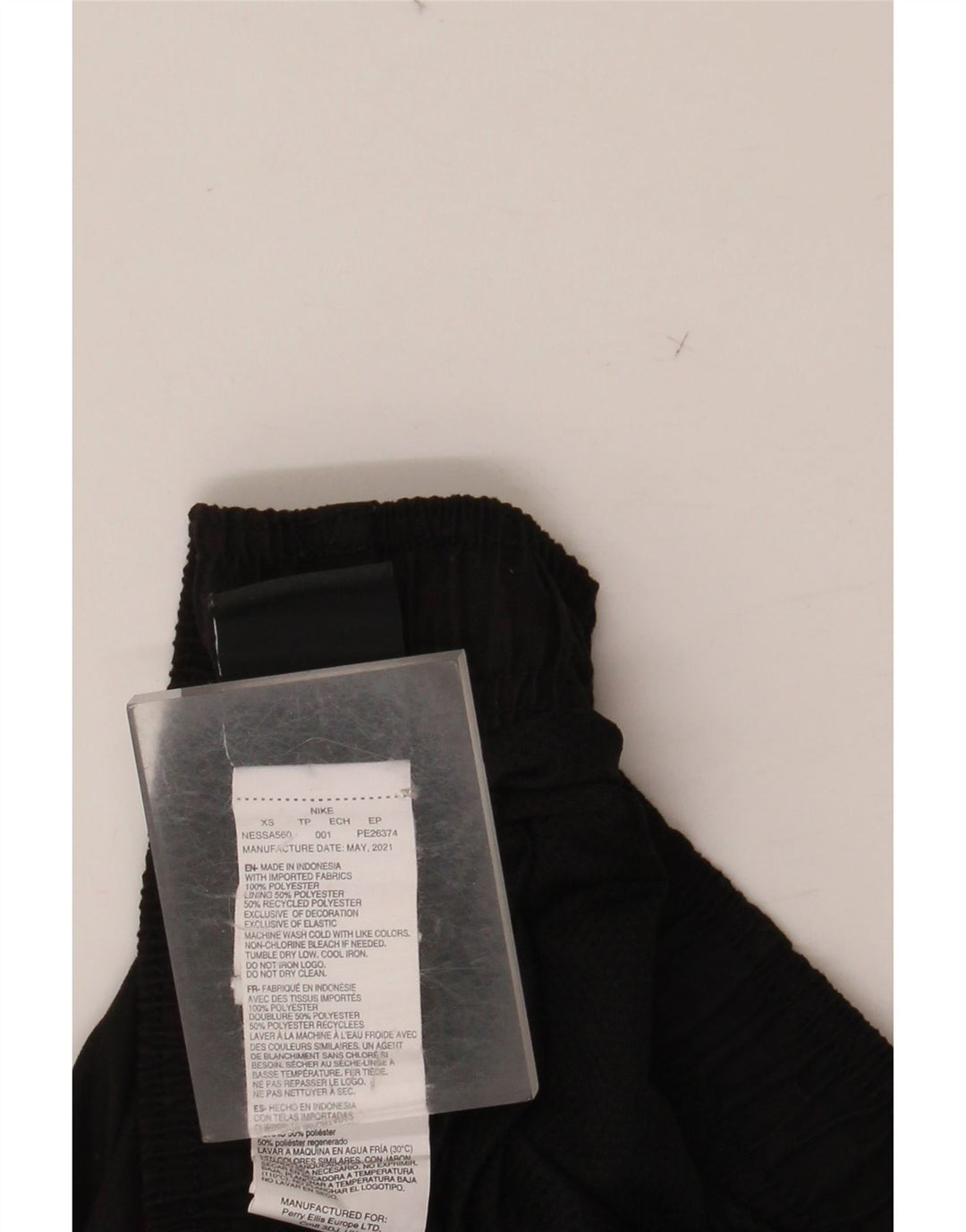 Damskie spodenki sportowe NIKE UK 4 XS, czarny poliester