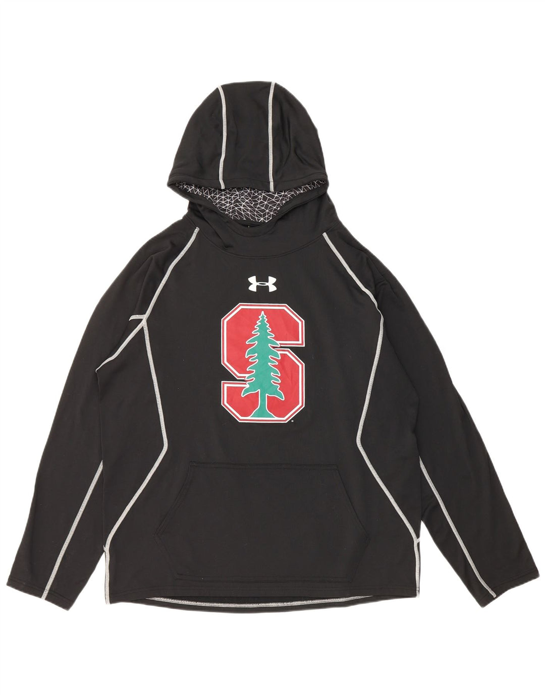 Męski sweter z kapturem Under Armour z grafiką, duży, czarny