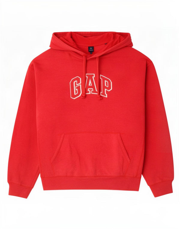 Damska bluza z kapturem Gap Graphic UK 16, duża, czerwona