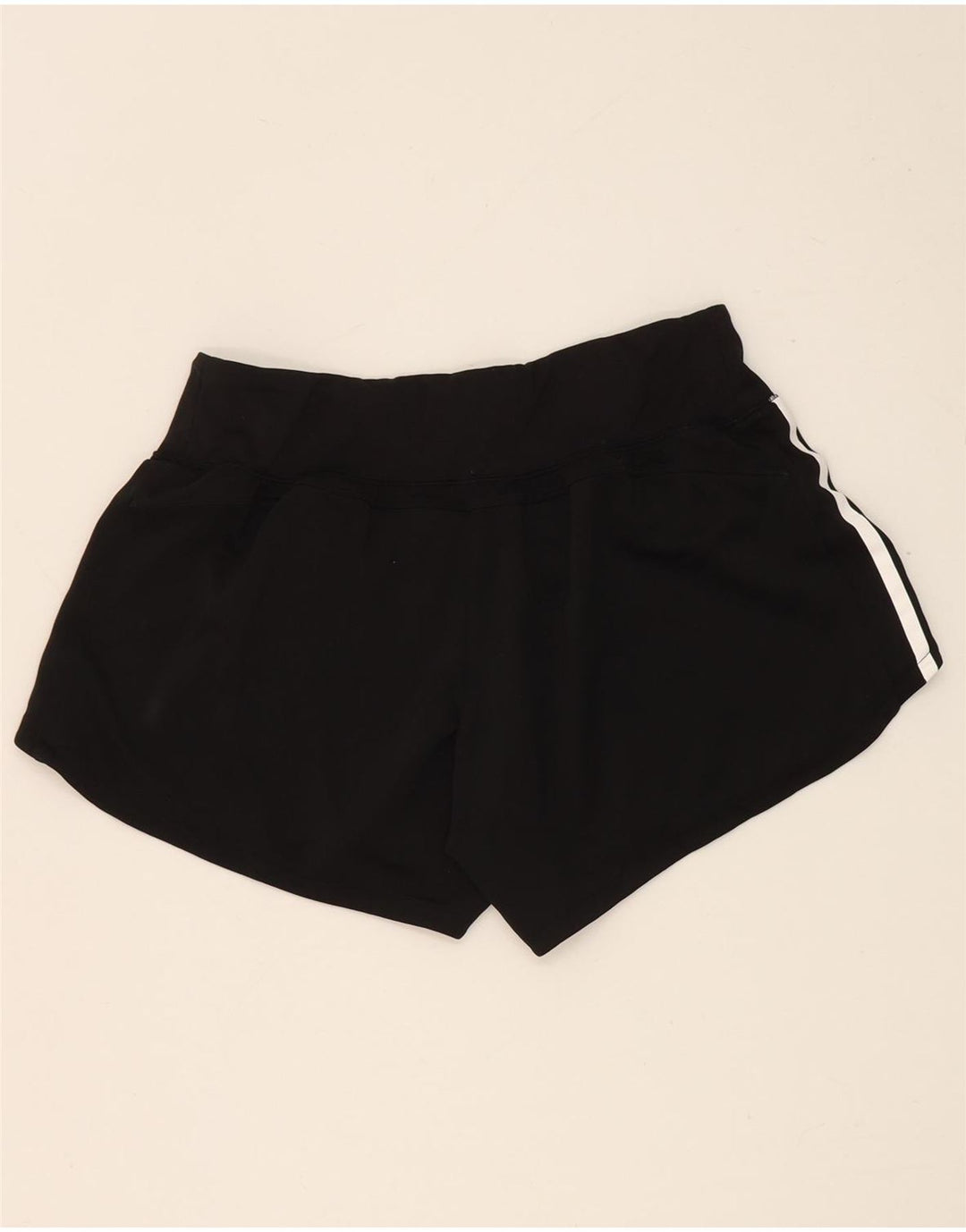 Damskie spodenki sportowe Adidas UK 12/14 Średni czarny poliester