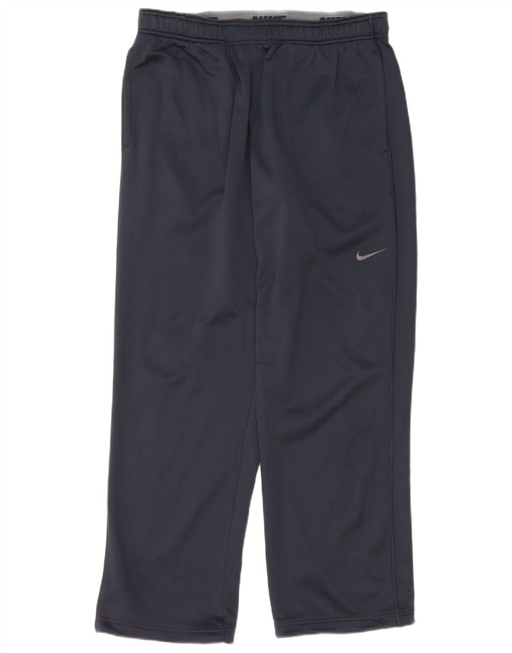 Męskie spodnie dresowe Nike Therma-Fit, duże, granatowe, z poliestru