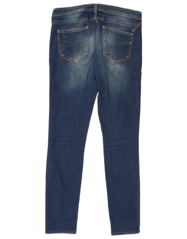 Damskie jeansy Skinny Gas W30 L32 Niebieskie