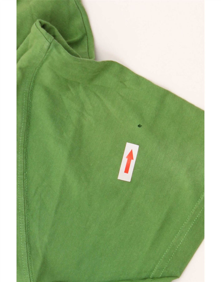 Męski T-shirt z grafiką Sundek, średni zielony