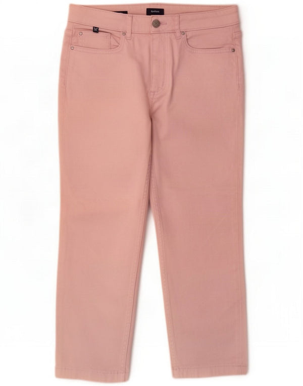 Crew Clothing Damskie krótkie dżinsy UK 10 Small W27 L23 Różowa bawełna