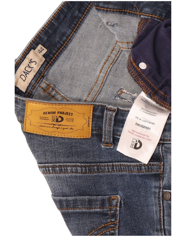 Dack's Damskie Dżinsy IT 44 Medium W28 L31 Niebieskie Bawełniane