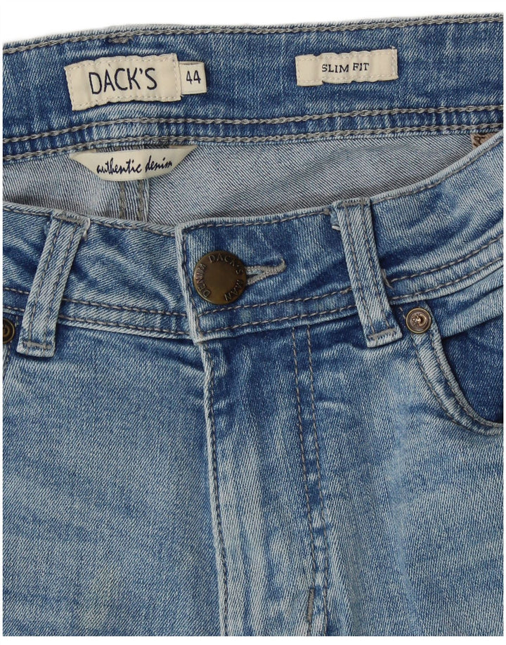DACK'S Damskie jeansy slim IT 44 Medium W30 L31 Niebieskie bawełniane
