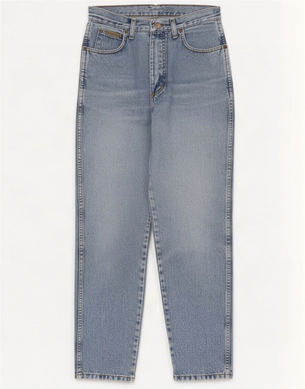 Damskie jeansy Wrangler z wysokim stanem W30 L28 niebieskie