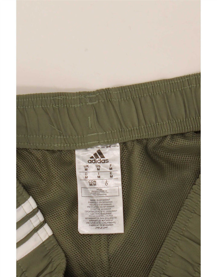 Męskie spodenki sportowe Adidas, średni khaki, poliester