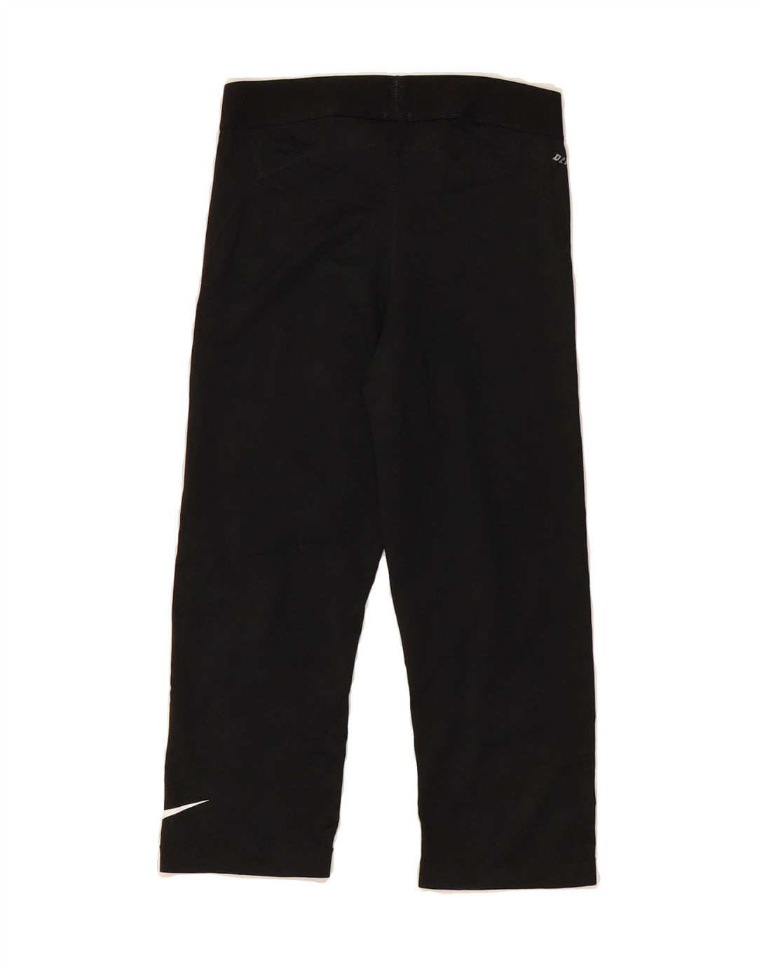 NIKE Womens Graphic Leggings UK 10 Small  Black Polyester Vintage Nike and Second-Hand Nike from Messina Hembry 