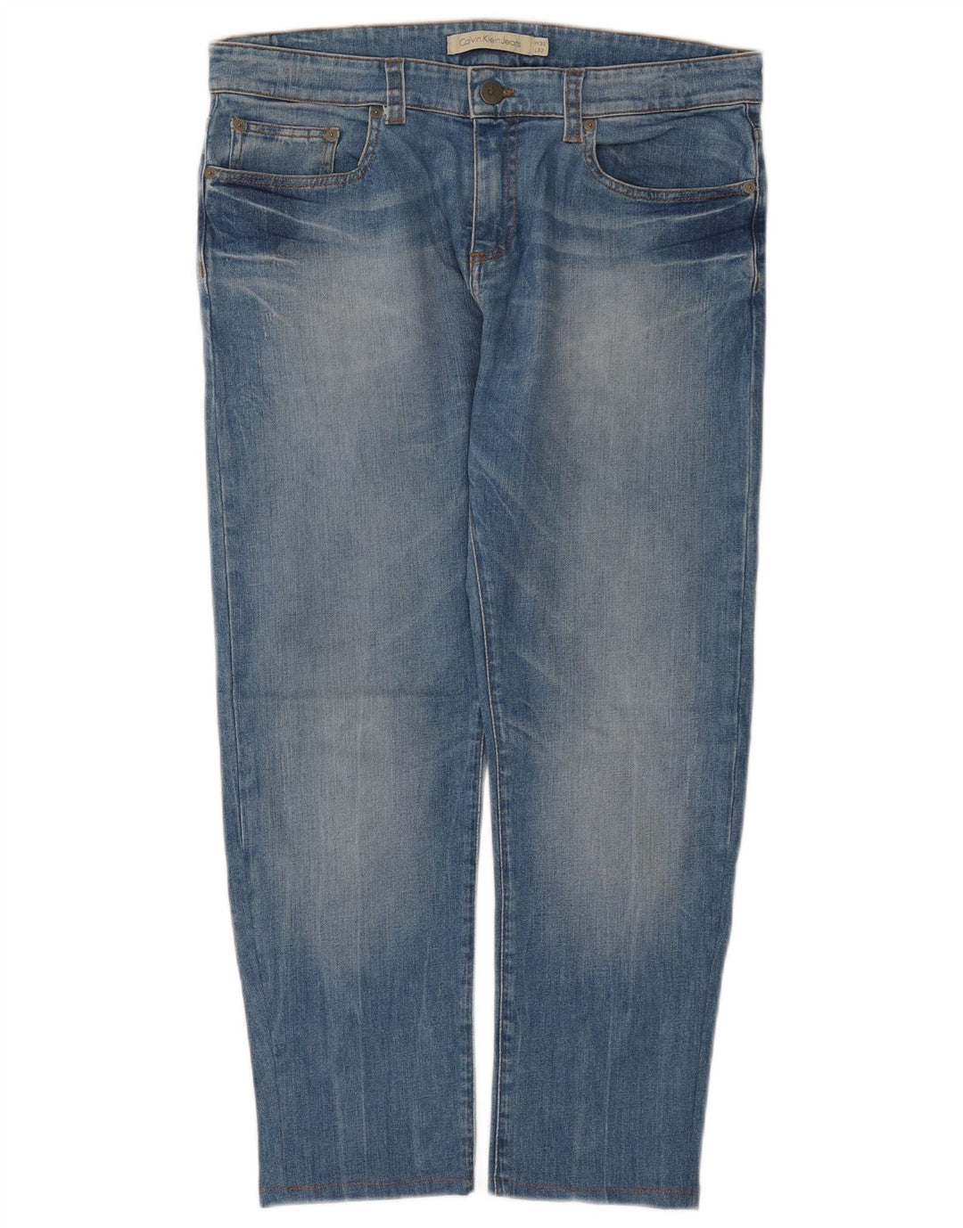 Jeansy męskie CALVIN KLEIN W32 L26 Niebieskie, bawełniane