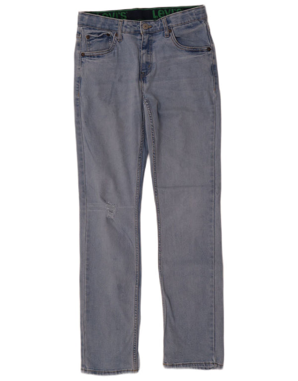 Levi's Boys 511 Wąskie dżinsy w trudnej sytuacji 15-16 lat W28 L30 Niebieska bawełna
