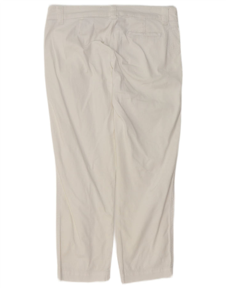 Spodnie damskie NORTH SAILS, proste, przycięte, EU 42, duże, W32, L24, białe