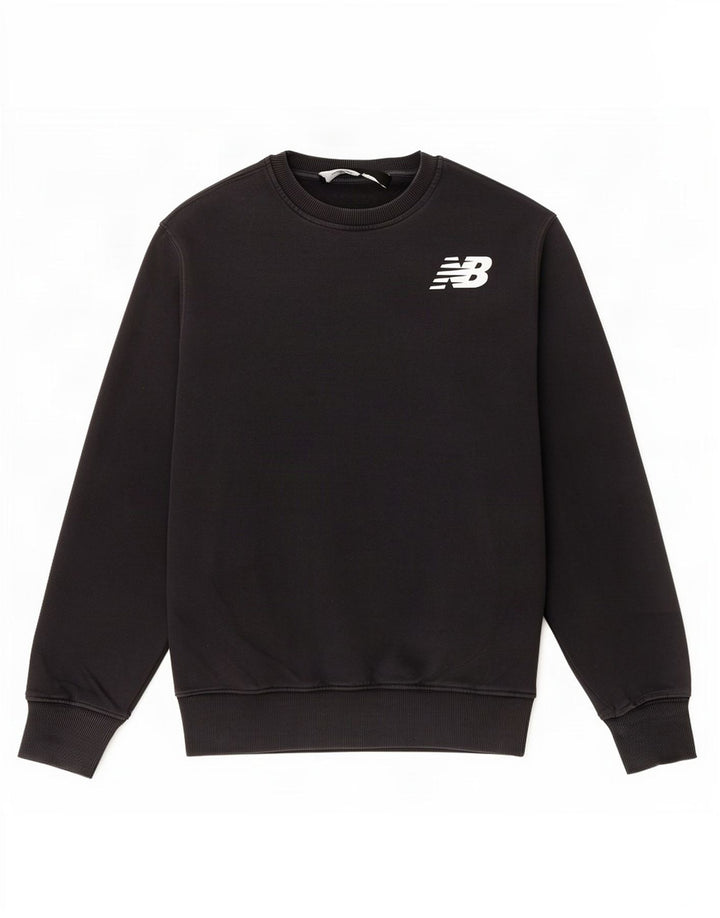 Męski sweter New Balance, średniej wielkości, czarny, bawełniany