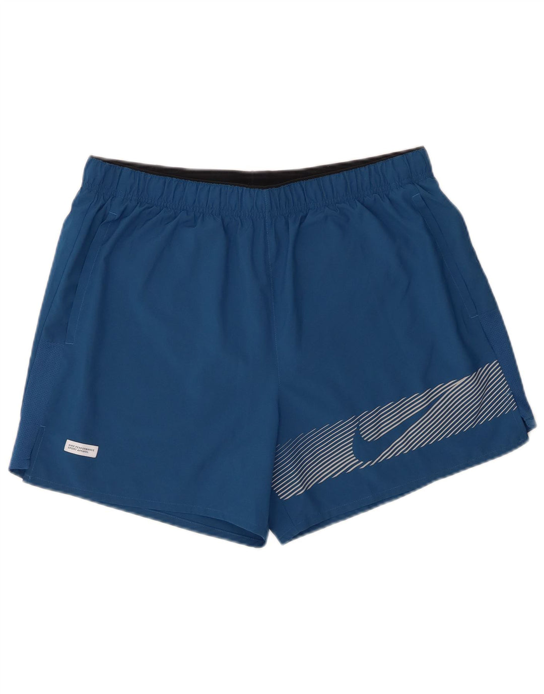 Męskie spodenki sportowe Nike Dri Fit Graphic, duże, niebieskie, poliestrowe