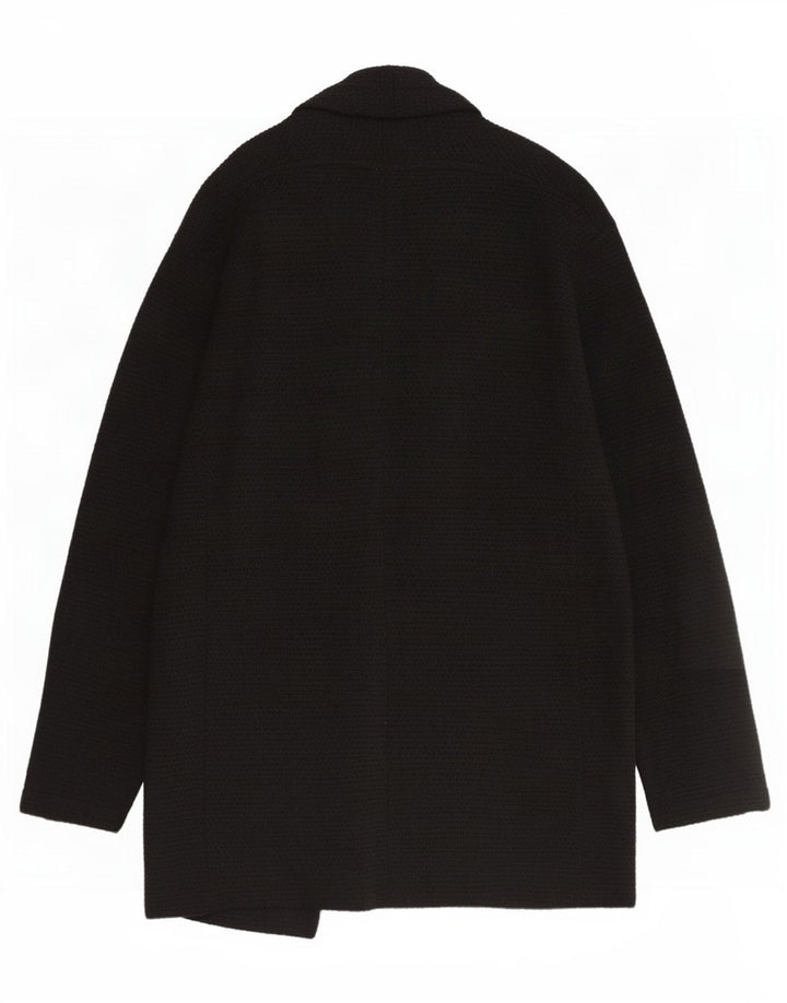 Męski sweter o przedłużonym kroju Zara, XL, czarny