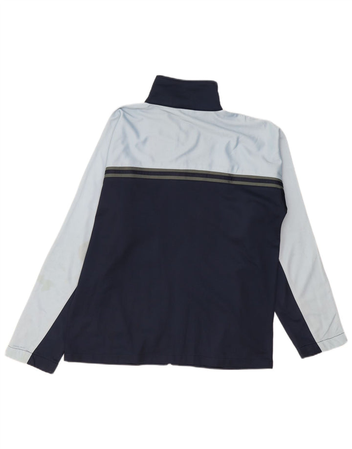 Męska bluza dresowa Asics, średnia granatowa, blok kolorów