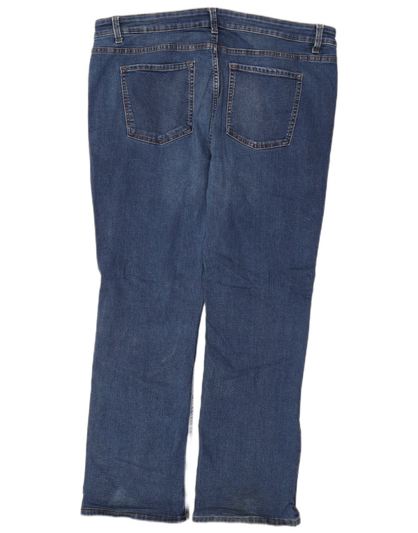 Jeansy Marks & Spencer Regular Bootcut Damskie UK 20 2XL W42 L31 Niebieskie Bawełniane