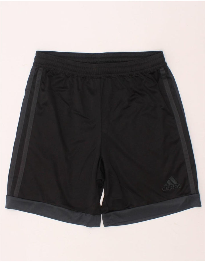 ADIDAS Boys Climacool Sport Shorts 9-10 Years  Black Polyester Vintage Adidas and Second-Hand Adidas from Messina Hembry 
