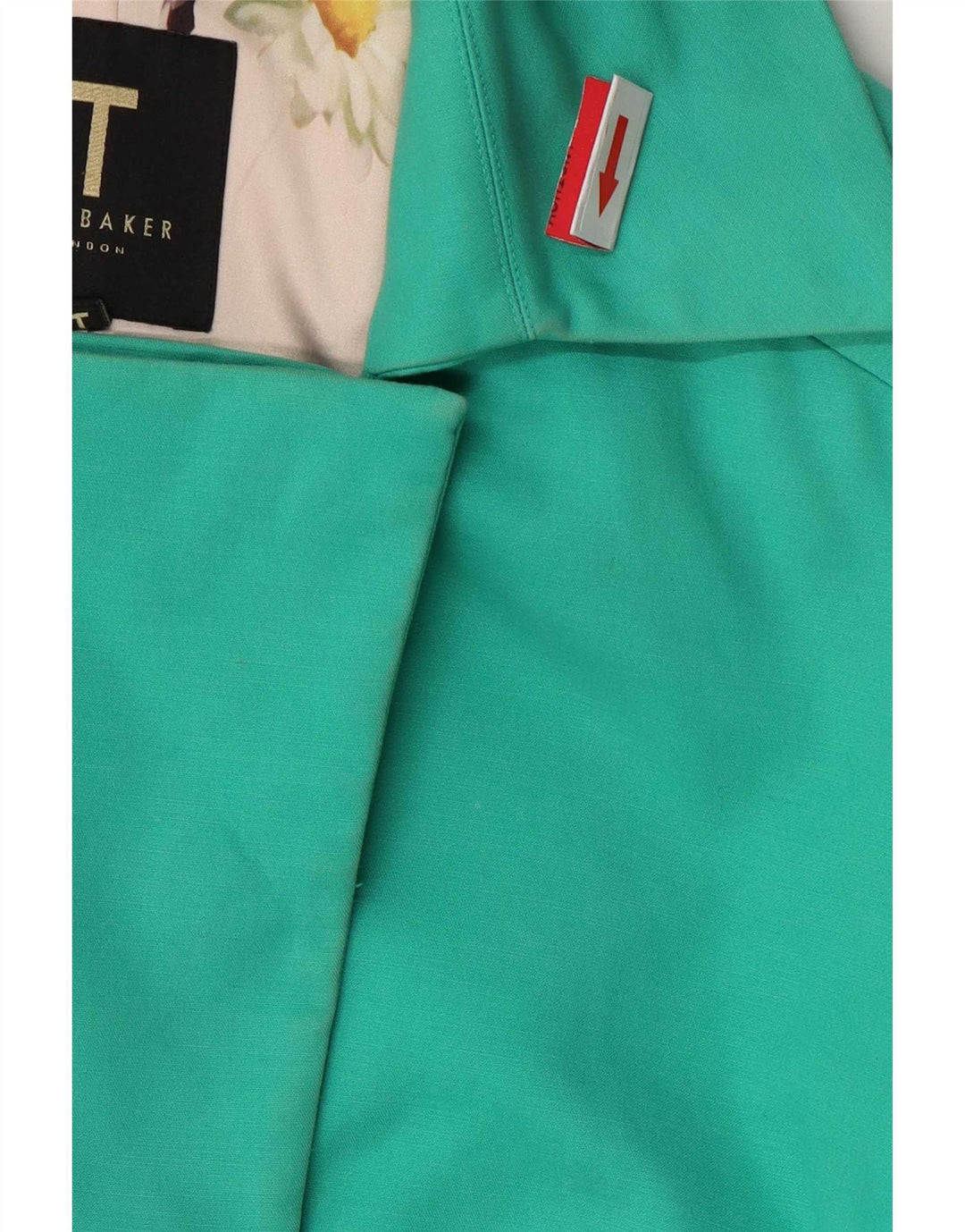Damski trencz Ted Baker, rozmiar 2, mały, zielony, bawełniany