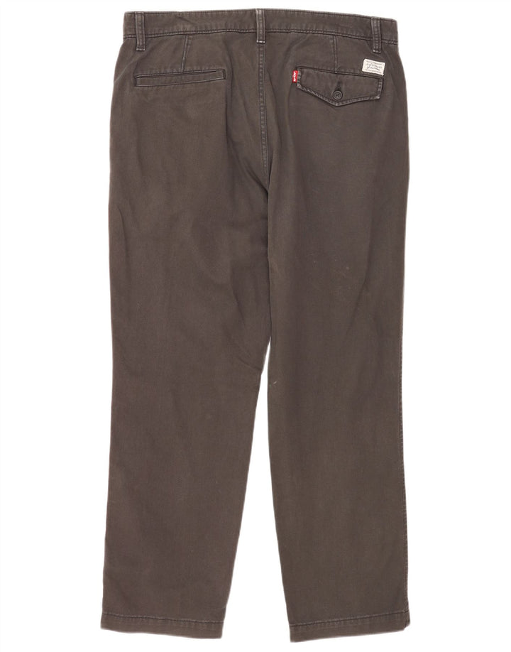 Męskie spodnie Levi's Authentic Chino W34 L30 Szara bawełna