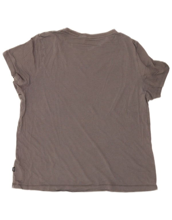T-shirt damski Puma Top UK 18 XL, szara bawełna