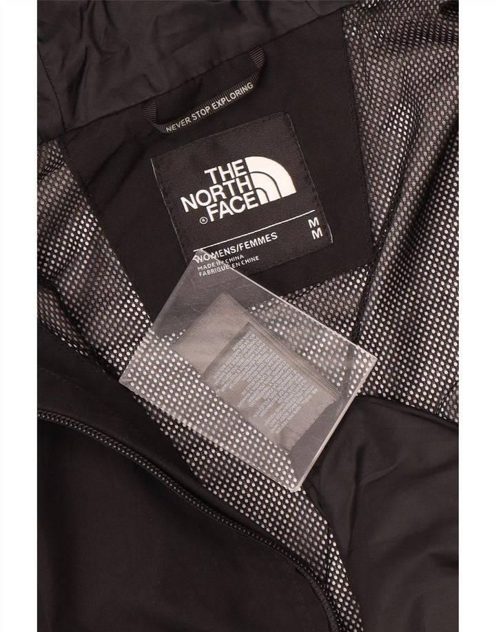 Damska kurtka przeciwdeszczowa z kapturem The North Face UK 14, średni czarny poliester
