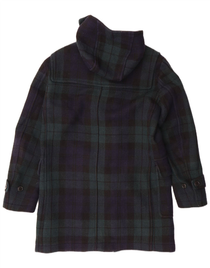 Męski budrysówka z kapturem Uniqlo UK 36 w małą granatową kratkę