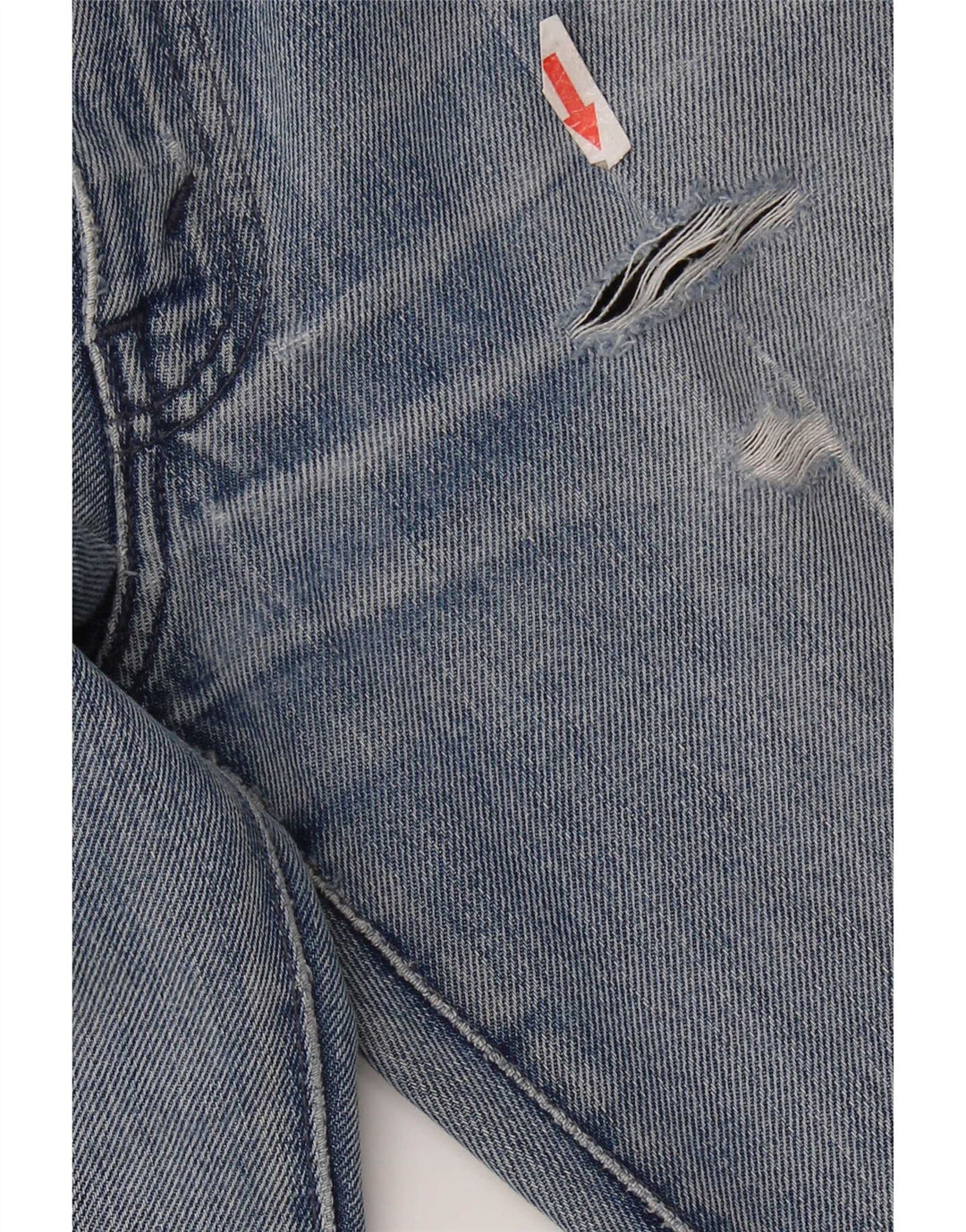 Damskie dżinsy Levi's w trudnej sytuacji, proste W28 L32, niebieska bawełna