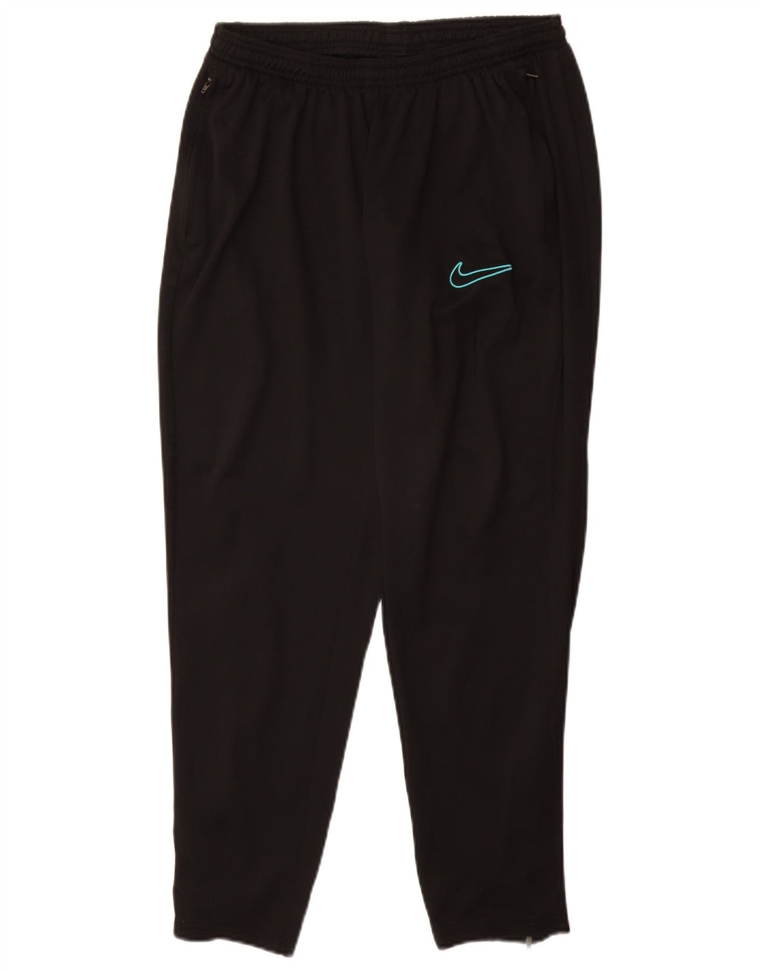 Damskie spodnie dresowe NIKE Dri Fit UK 14, duże, czarne, poliestrowe