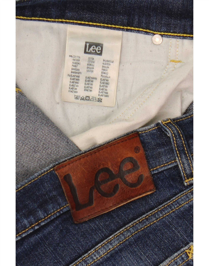 Lee Męskie Luke Slim Jeans W34 L30 Granatowa bawełna