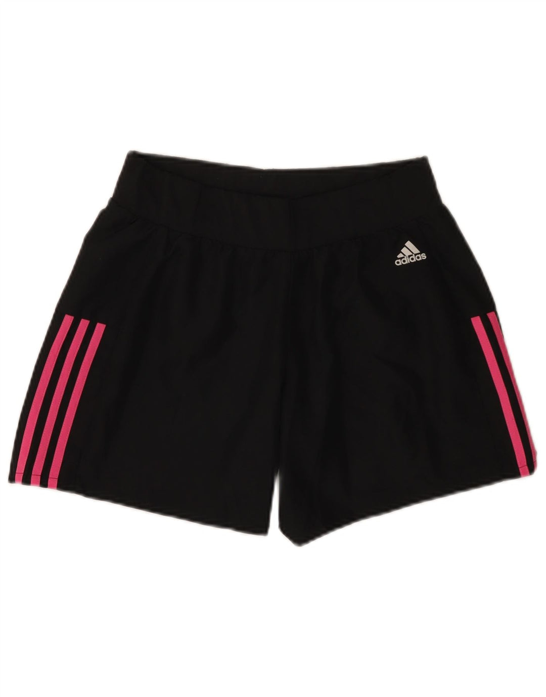 Damskie spodenki sportowe Adidas UK 10, małe, czarne, poliestrowe