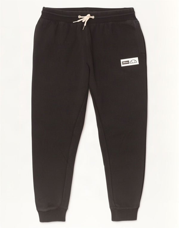 Męskie spodnie dresowe Ellesse XL, czarne, bawełniane