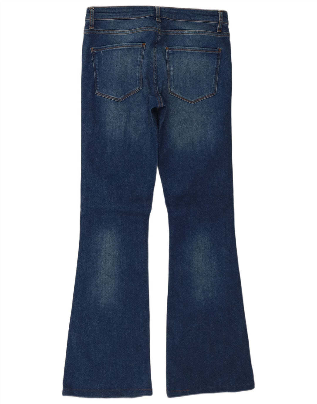 Damskie jeansy rozkloszowane Zara EU 38 Small W28 L32 Niebieskie bawełniane