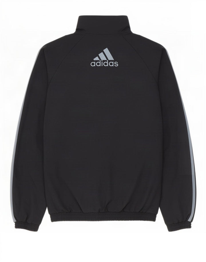 Chłopięca bluza dresowa Adidas z grafiką, 15-16 lat, czarny poliester