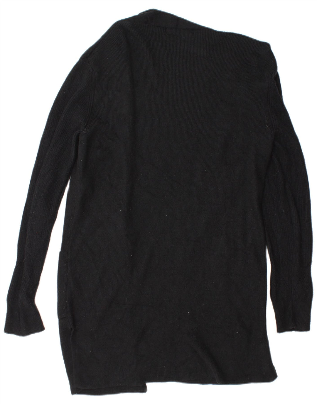 Marks & Spencer Damski sweter rozpinany o długim kroju, UK 8, mały, czarny