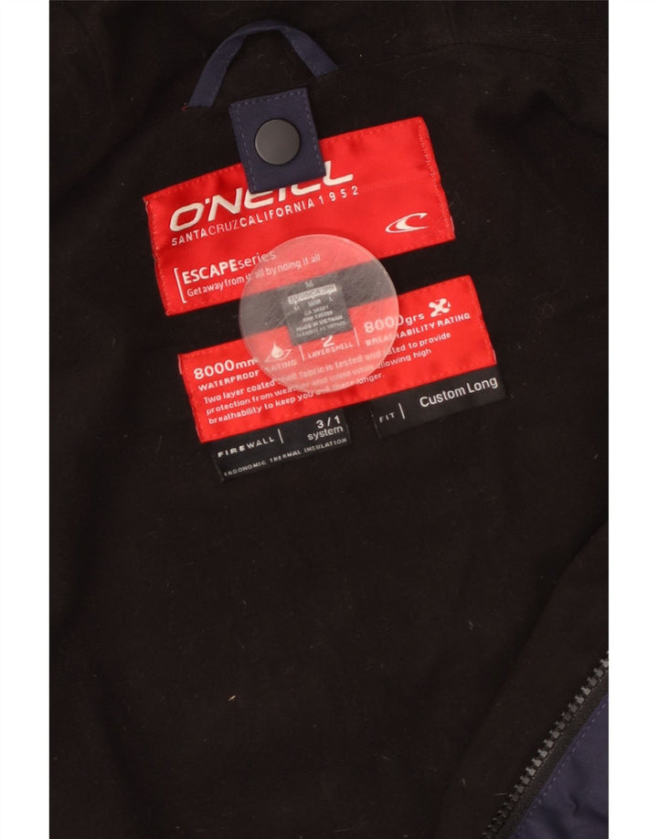 Męska kurtka wiatrówka z kapturem O'Neill UK 38, średni granat, blok kolorów