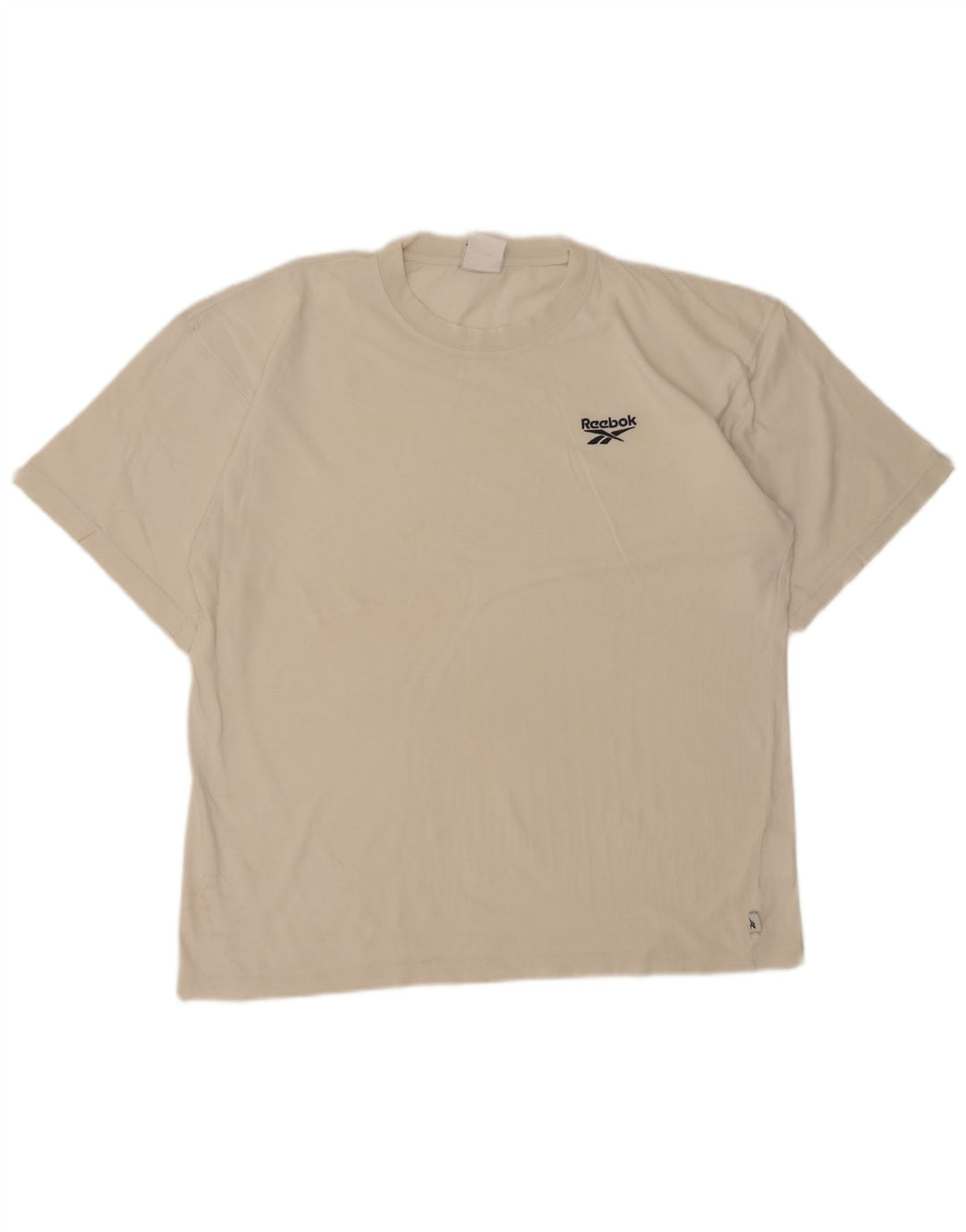 Męska koszulka Reebok o luźnym kroju, mała, biała