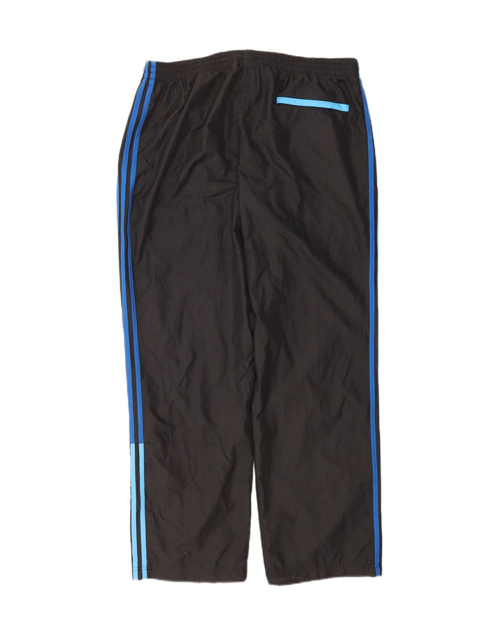 Męskie spodnie dresowe ADIDAS XL, czarne, poliestrowe