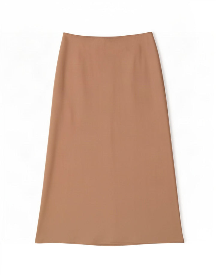 Damska spódnica maxi Topshop UK 14 duża W36 beżowy poliester