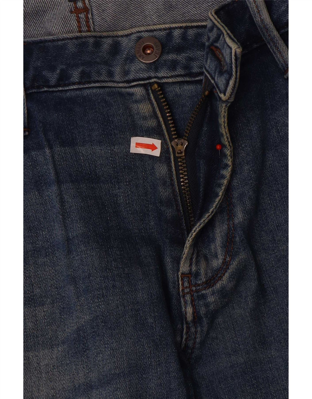 Męskie jeansy Armani Slim W34 L34 Niebieskie bawełniane