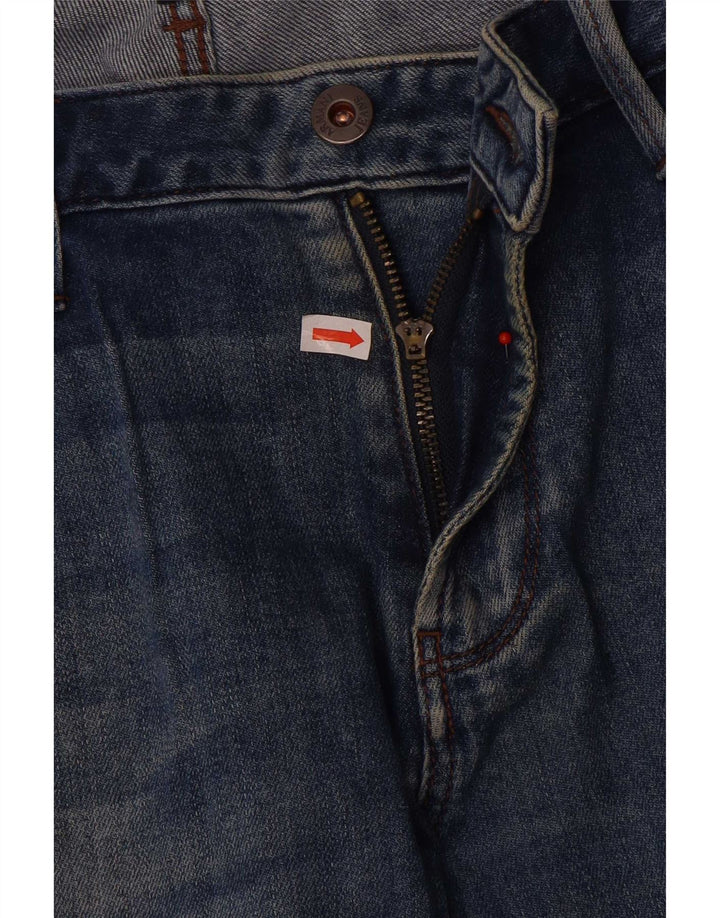 Męskie jeansy Armani Slim W34 L34 Niebieskie bawełniane